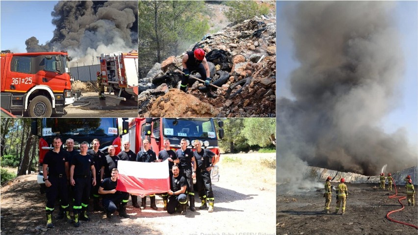 Strażacy z Tarnowa są już w Grecji od ponad tygodnia,...