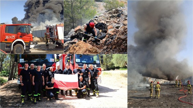 Strażacy z Tarnowa są już w Grecji od ponad tygodnia, wspierając miejscowe służby w walce z pożarami lasów
