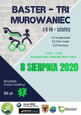 Baster TRI Murowaniec 2020. Już 8 sierpnia zawody triathlonowe w Murowańcu. Trwają zapisy