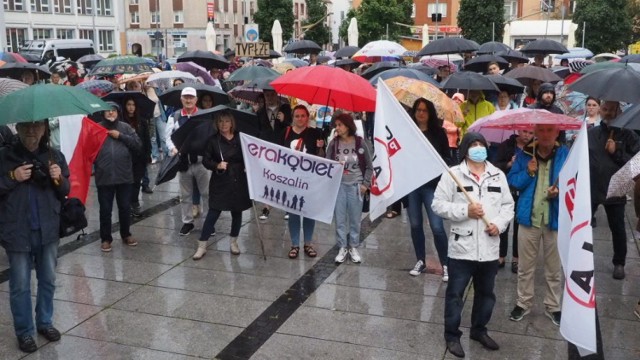 Protest w Koszalinie