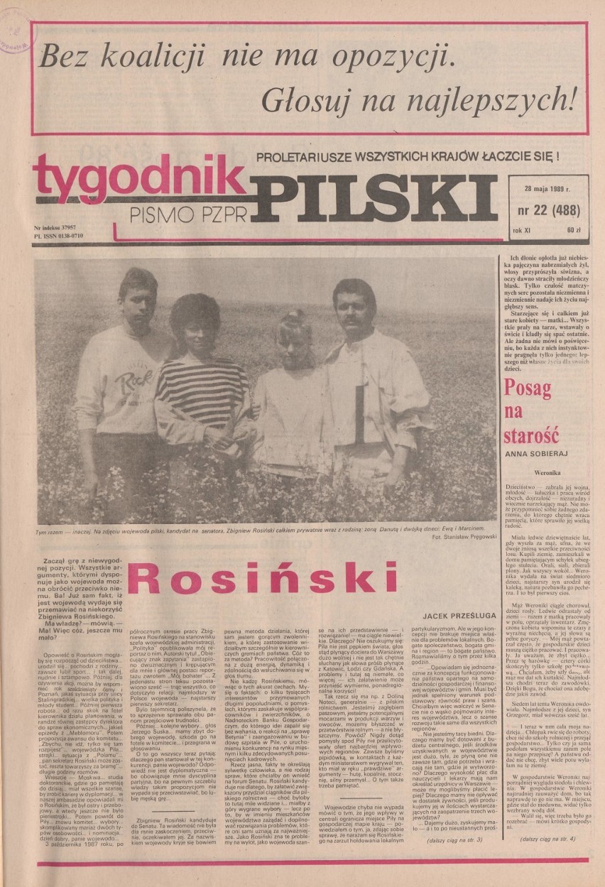 Pożar w "Ziemniaczance" i wyborcza gorączka. Rok 1989