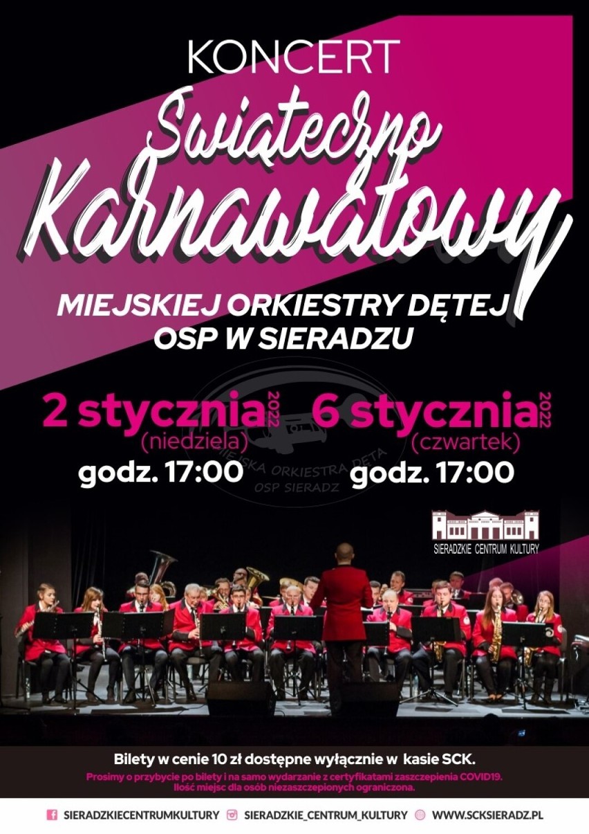 Koncert świąteczno-karnawałowy Miejskiej Orkiestry Dętej OSP w Sieradzu. Kiedy? FOTO