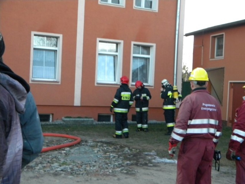 Pożar ul. Fabryczna Pszczółki