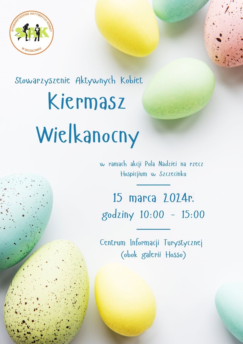 Wielkanocny kiermasz w Szczecinku. Panie wesprą hospicjum 