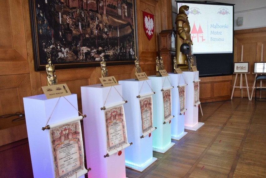 Malborski Mistrz Biznesu 2019. Laureaci odebrali nagrody podczas uroczystości w Urzędzie Miasta