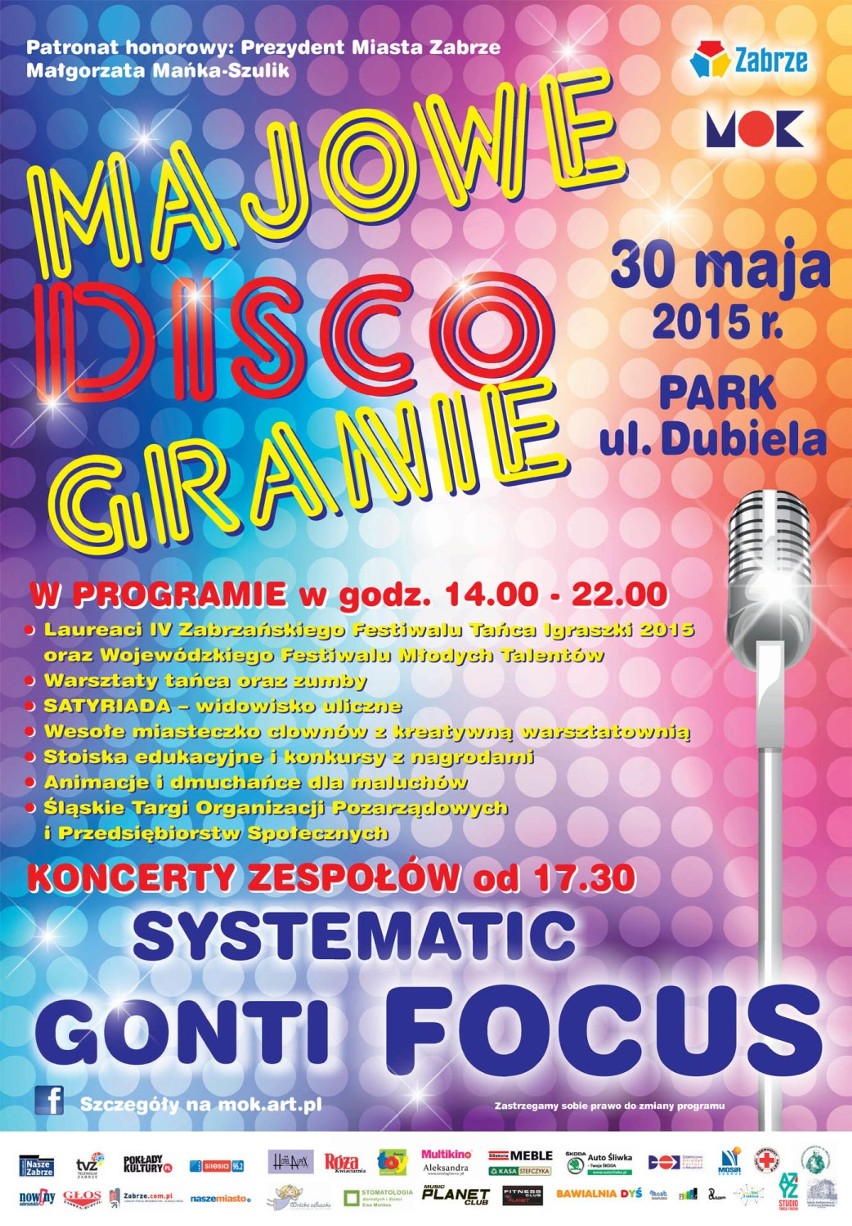 Majowe Granie 2015 w Zabrzu [PROGRAM]