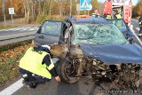 Wypadek śmiertelny na DK1, Czechowice [ZDJĘCIA]. Nie żyje 38-latek