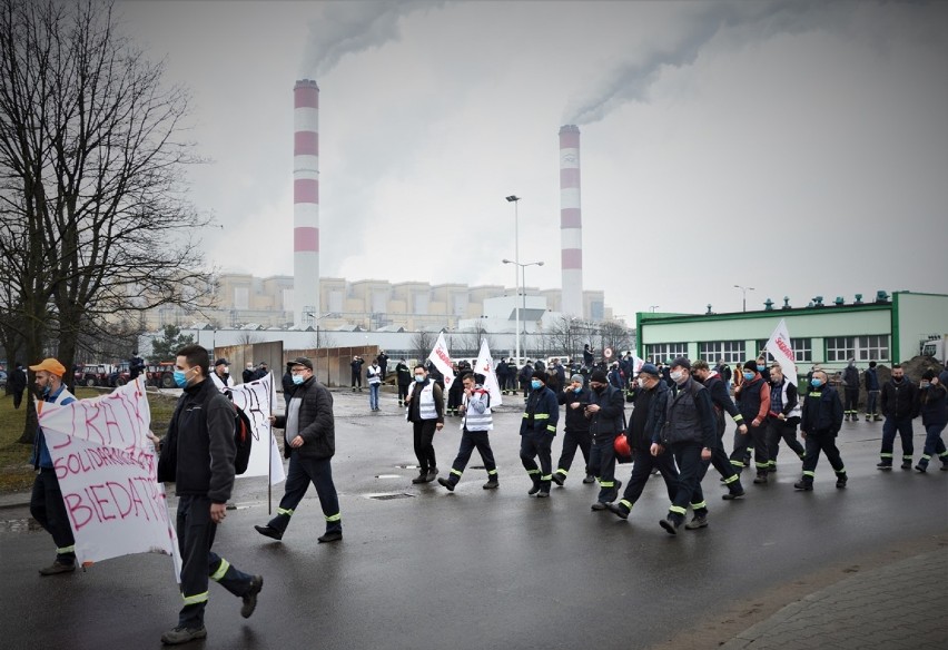 Strajk w Betransie w Bełchatowie, 30 marca 2021