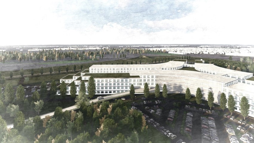 Wielki, jak wrocławski Rynek. Tak będzie wyglądał nowy szpital onkologiczny we Wrocławiu (ZOBACZ)