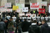 NIE dla fermy norek pod Żórawiną! Protest we Wrocławiu
