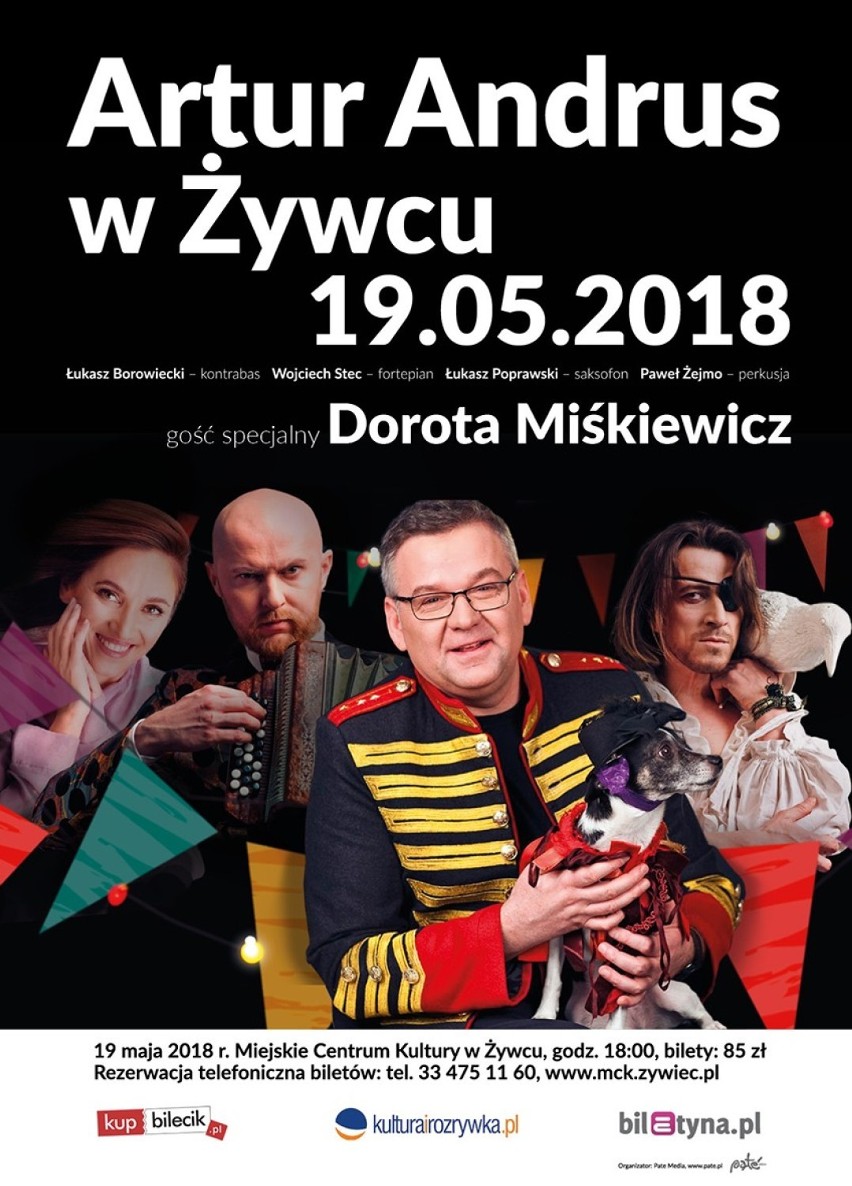 Artur Andrus i Dorota Miśkiewicz wystąpią w Żywcu! Zapowiada się znakomity występ. Można już kupować bilety 