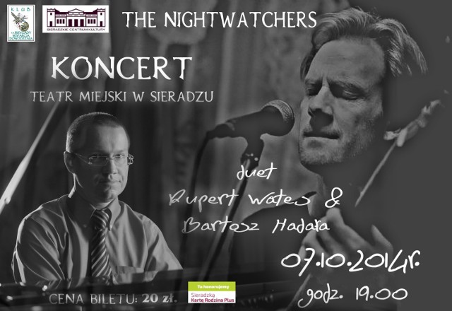 Koncert The Nightwatchers w Sieradzu zaplanowany na wtorek 7 października w teatrze został odwołany