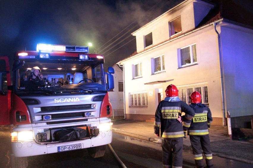 Pożar przy ulicy Solskiego w Opolu