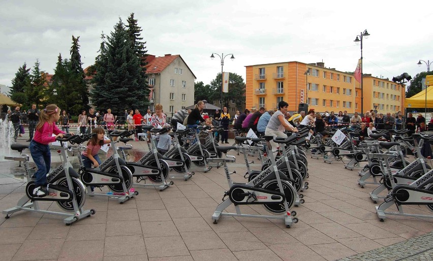 Malborski maraton na rowerach stacjonarnych