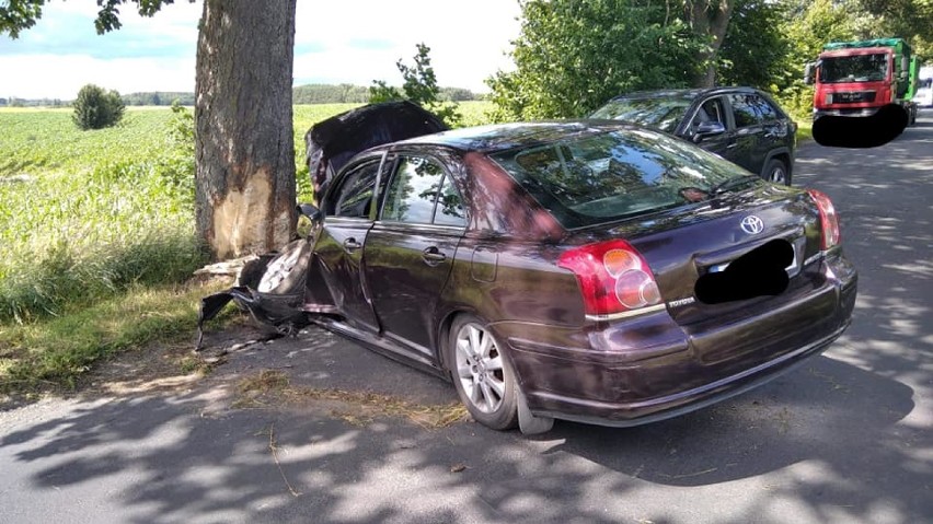 Wypadek na trasie Stare Polaszki - Orle. Jedna osoba trafiła do szpitala
