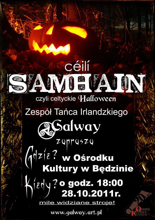 Celtyckie Halloween w OK w Będzinie

Proponujemy Wam wspólne...