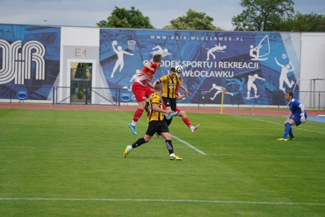 Bartosz Kaczyński na 1:0 dla Sparty w meczu we Włocławku