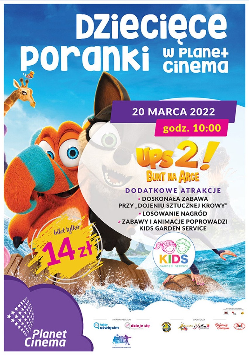 Niedziela, 20 marca, godz. 10, Kino Planet Cinema w...
