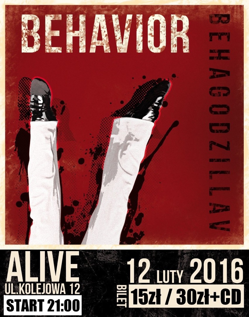 Koncert zespołu Behavior
12 lutego, godz. 21:00 
Klub Alive,...