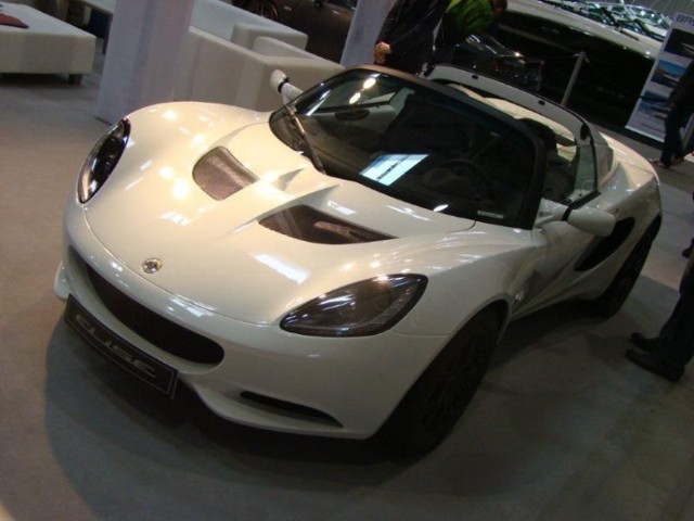 Podczas tar&oacute;w można było oglądać luksusowe samochody sportowe. Na zdjęciu Lotus Elise. Fot. Weronika Trzeciak
