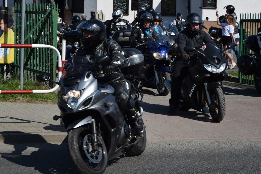 Setki motocyklistów na ulicach Żor