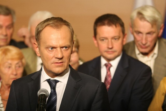 Donald Tusk spotkał się z seniorami w Rybniku