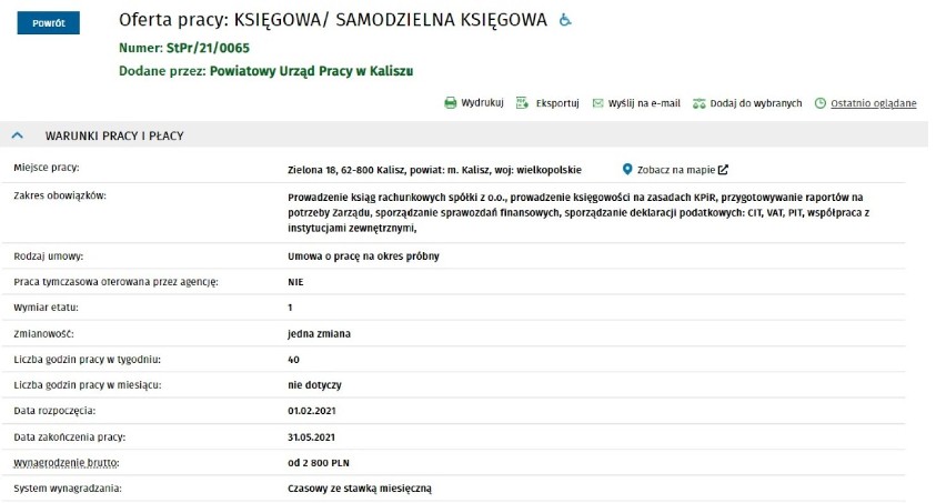 Najnowsze oferty pracy w Kaliszu. Sprawdź kto może liczyć zatrudnienie