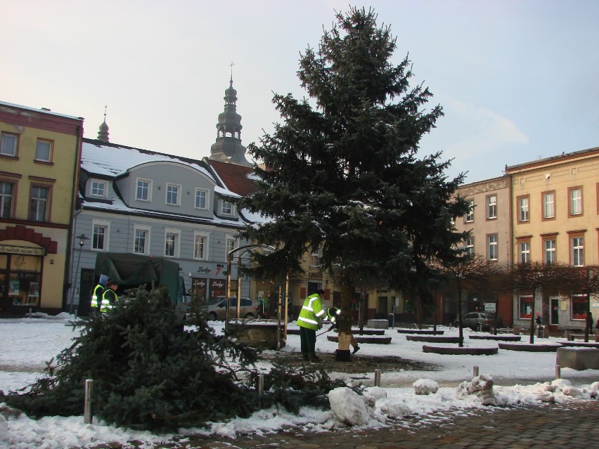 Sprzątanie po świętach w Mysłowicach