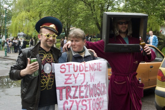 Pomysłowość student&oacute;w... bez granic. fot. Marcin Iwan