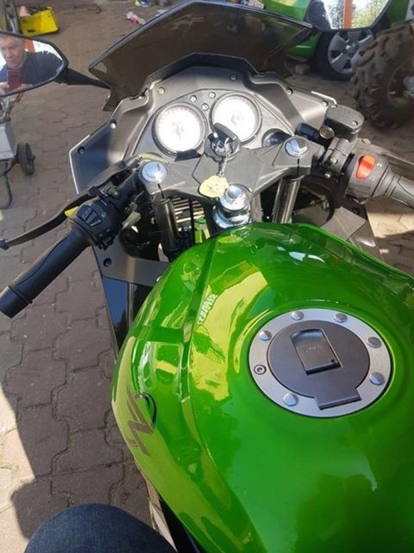 To jeden z motocykli, które zostały skradzione w Zielonej...