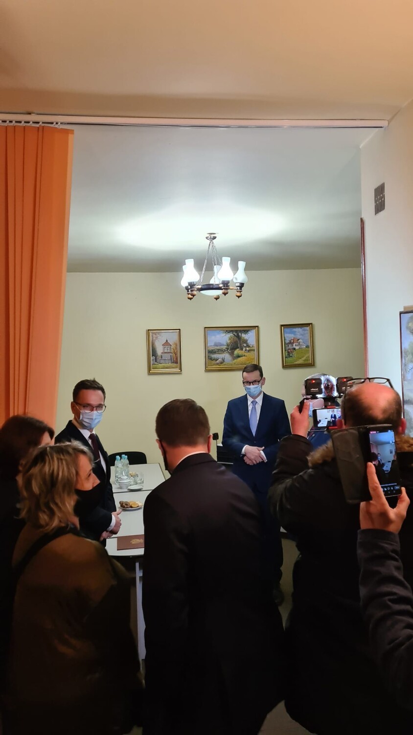 Premier Mateusz Morawiecki z wizytą w Bolimowie 