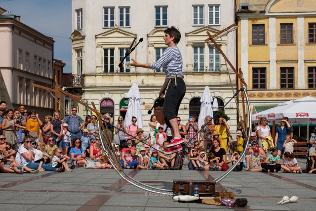Tak wyglądał pierwszy dzień festiwalu teatrów ulicznych w Tarnowie