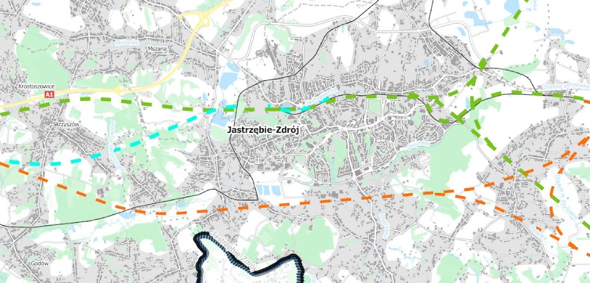 Kolej wraca do Jastrzębia-Zdroju. Mapa z nowymi trasami...