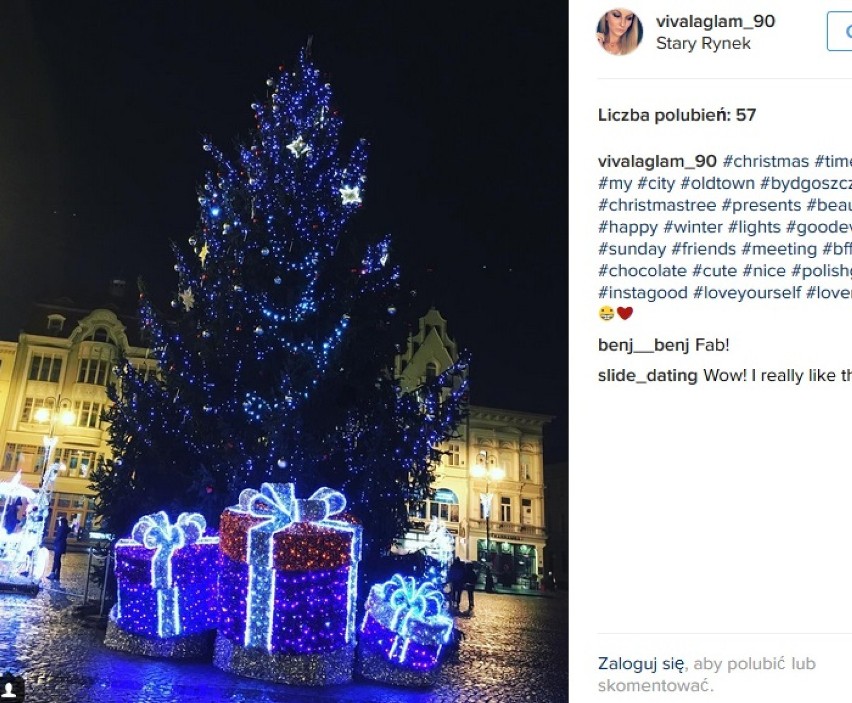 Bydgoszczanie pokochali świąteczne iluminacje! Zobaczcie, jak chętnie je fotografują [zdjęcia] 