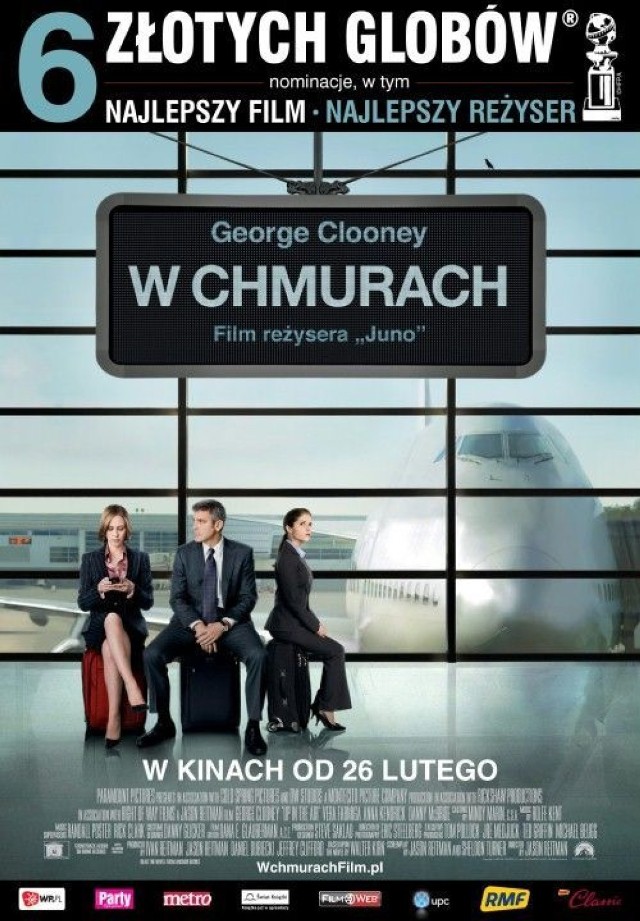 Plakat filmu &quot;W chmurach&quot;