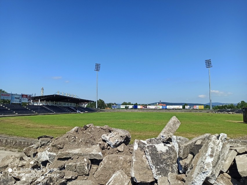 Efekty prac na stadionie Sandecji są już bardzo widoczne