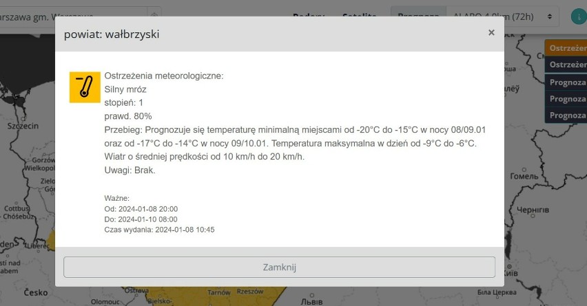 Rekordy zimna na Dolnym Śląsku, przed nami kolejna mroźna...