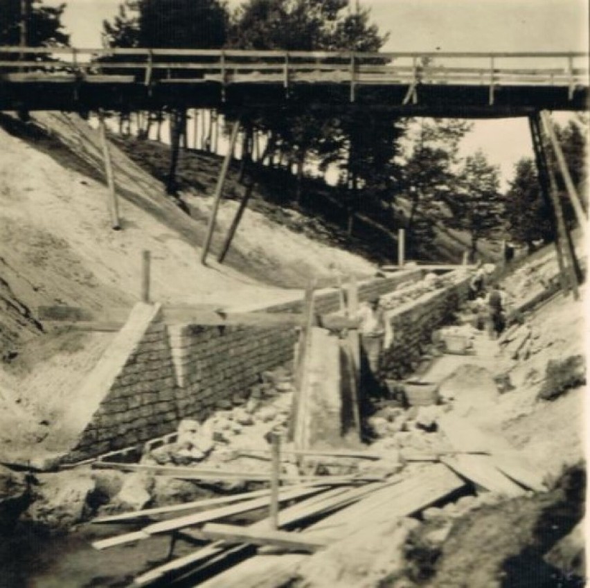 Budowa mostu na Sztole