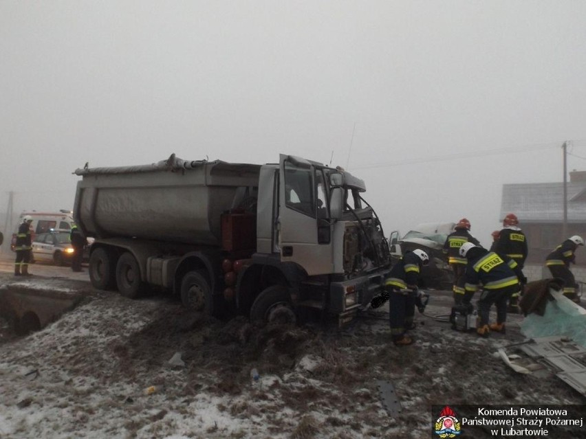 Policja ustala okoliczności wypadku w Krępie