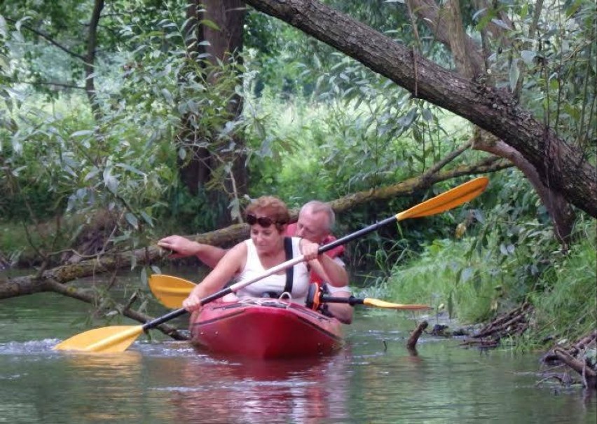Aktywny Puck na spływie rzeką Redą - ZDJĘCIA