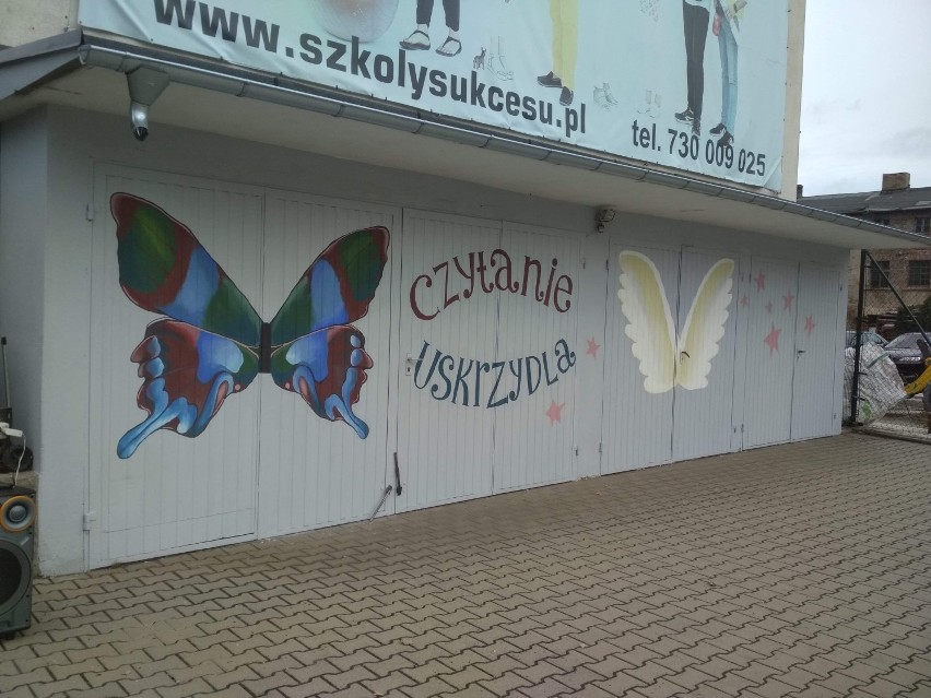 Nowy mural w szkole im. Kawalerów Orderu Uśmiechu