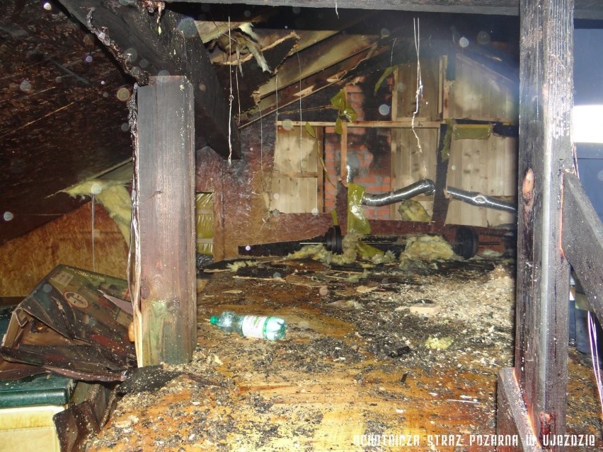 Pożar w Budziszewicach: Płonął budynek mieszkalny [ZDJĘCIA]
