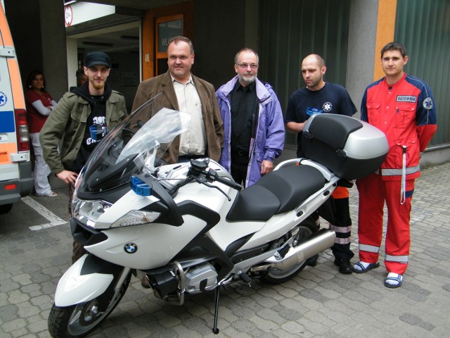 W sobotę motocykl został przywieziony do Rybnika. Jutro zostanie oficjalnie przekazany szpitalowi w Orzepowicach.