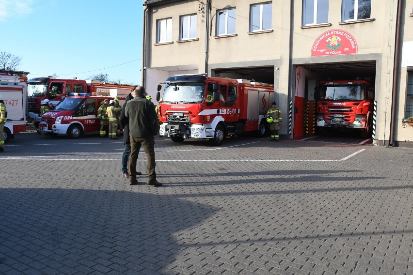 Wielkie ćwiczenia strażaków ochotników z terenu gminy Żelazków. ZDJĘCIA