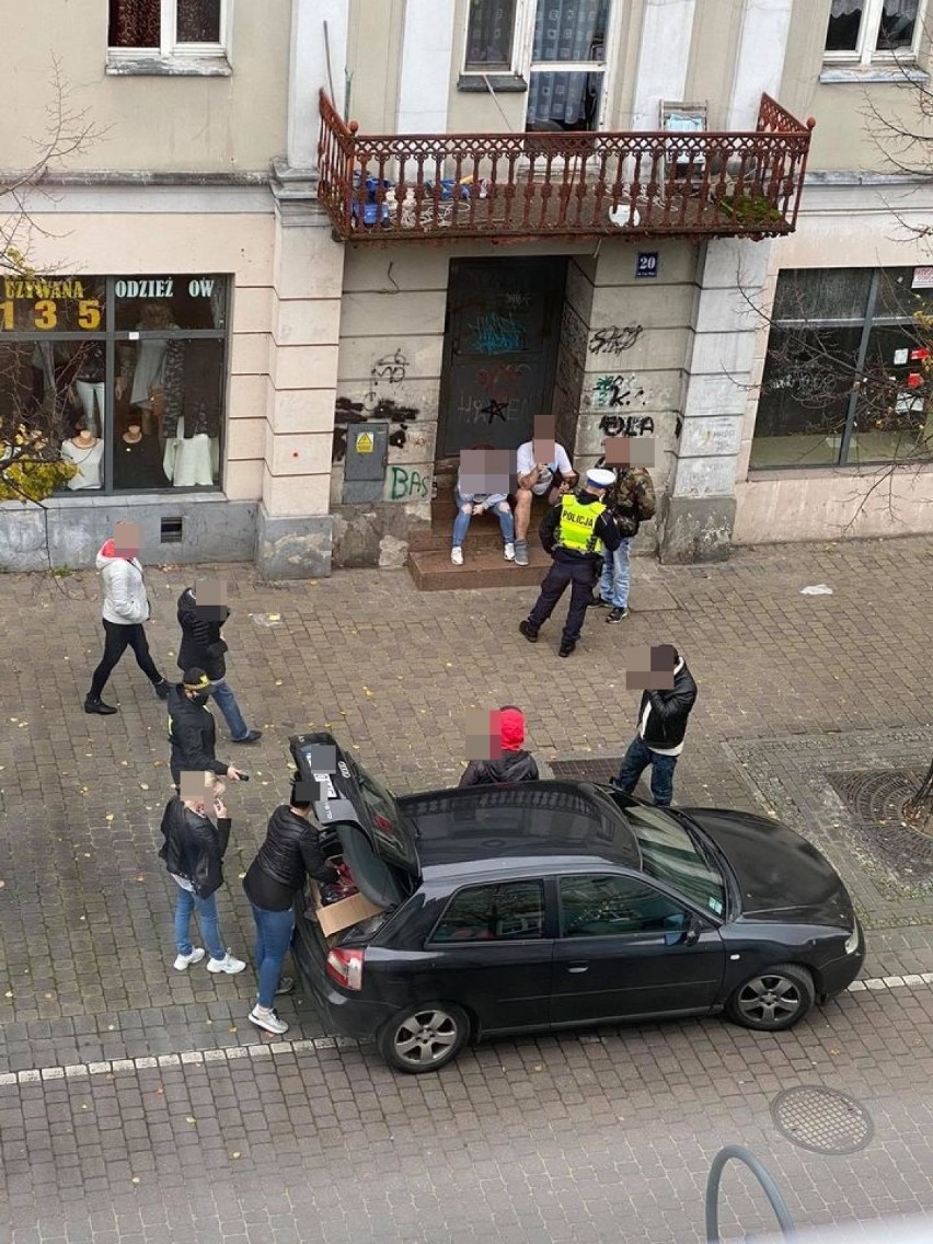Akcja policji na 3 Maja we Włocławku