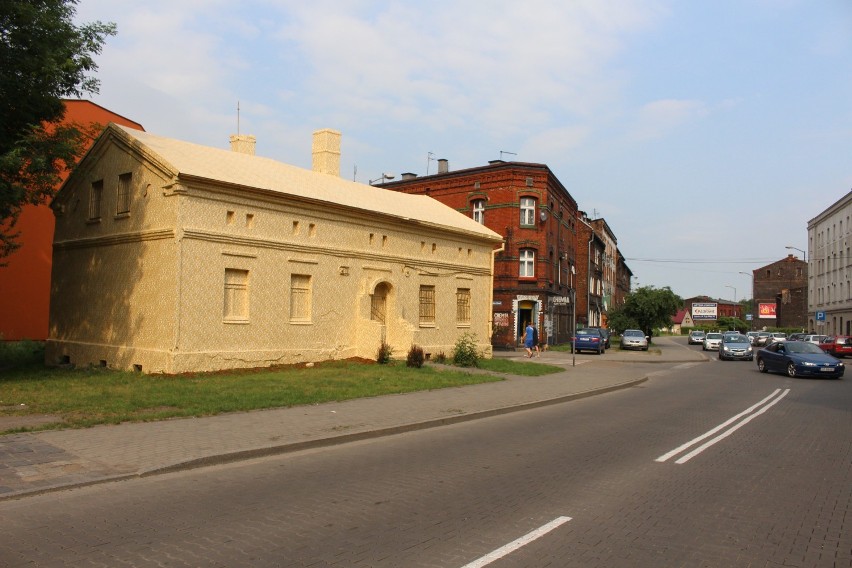 Katowice: Dom oklejony tapetą w Załężu [ZDJĘCIA]