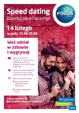 Walentynki w Focus Mall w Piotrkowie: Speed dating z nagrodami
