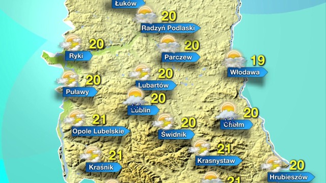 Pogoda na Lubelszczyźnie 24 kwietnia