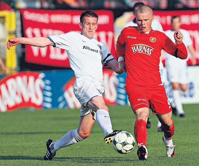 W poprzednim meczu w Łodzi wygranym przez Widzew 3:0 bramkę zdobył Darvydas Sernas