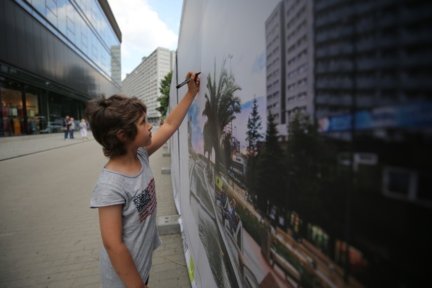 Wystawa wokół dawnego hotelu Silesia. To prace podopiecznych Fundacji Iskierka ZDJĘCIA